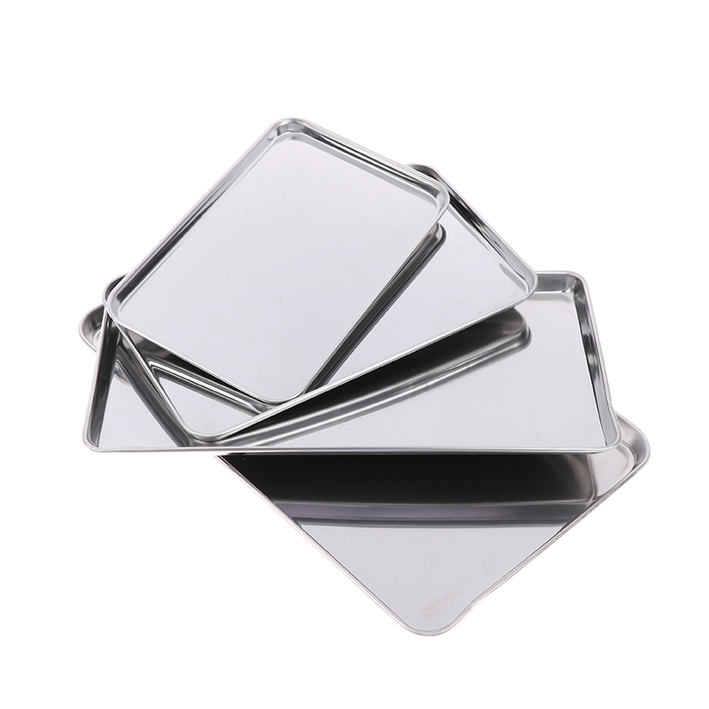 Kitchen Baking Tray Organiser - Piatto rettangolare del vassoio dell'acciaio inossidabile