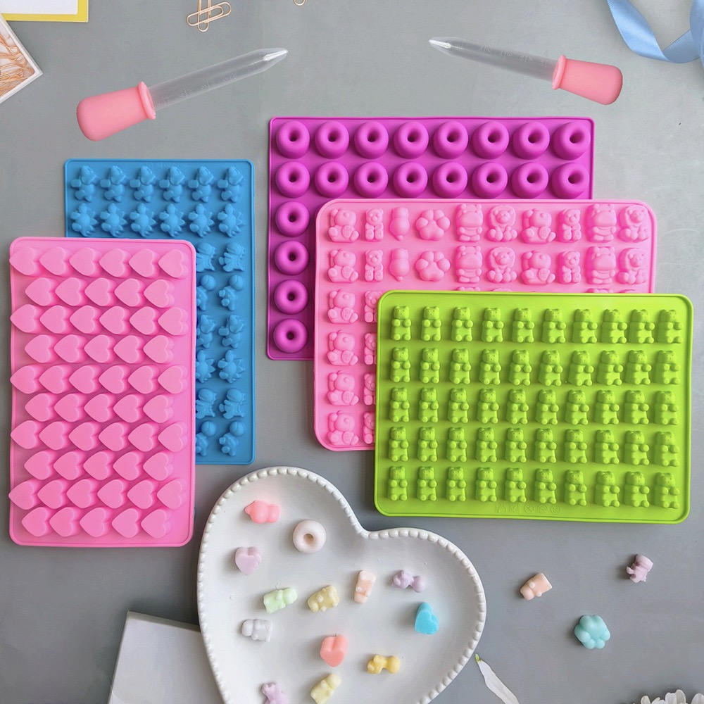 Kitchen Baking Molds - Set di 7 Stampi in Silicone