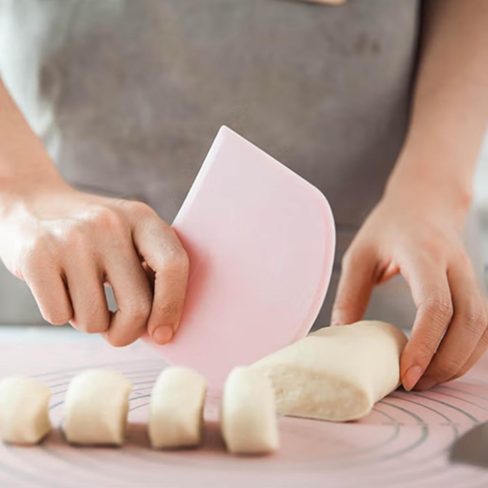 Bench Scraper Dough - Raschietti Flessibili in Plastica per Impasto