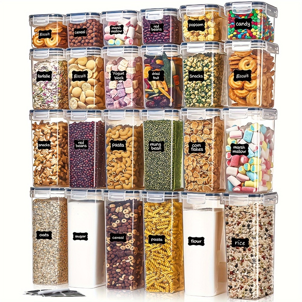 Kitchen Baking Tray Storage - Set di 24 Contenitori per Alimenti:
