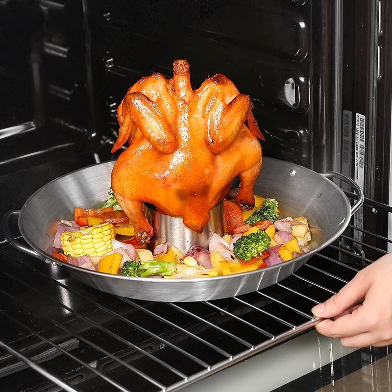 Kitchen Baking Tray Organiser - Porta pollo in acciaio inossidabile per