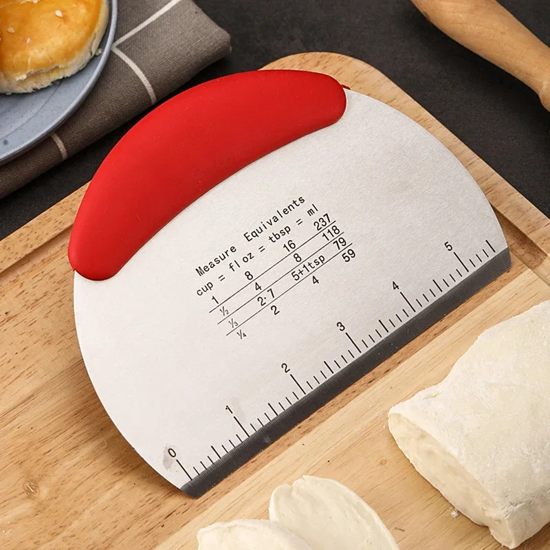 Bench Scraper Dough - Raschietto per Impasto, Taglierina per Pizza