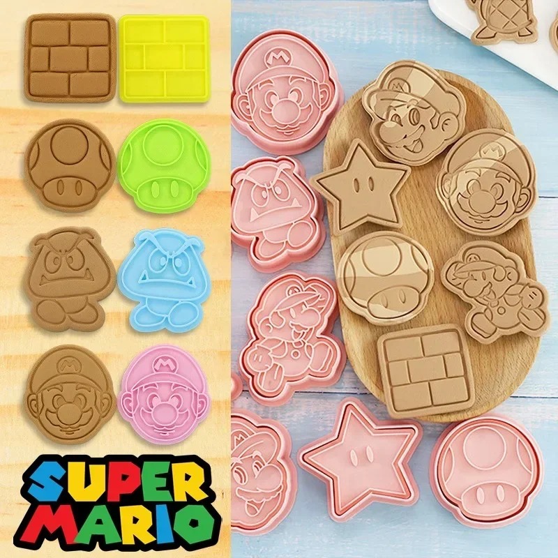 Kitchen Baking Game - Stampo per Biscotti Super Mario Bros,