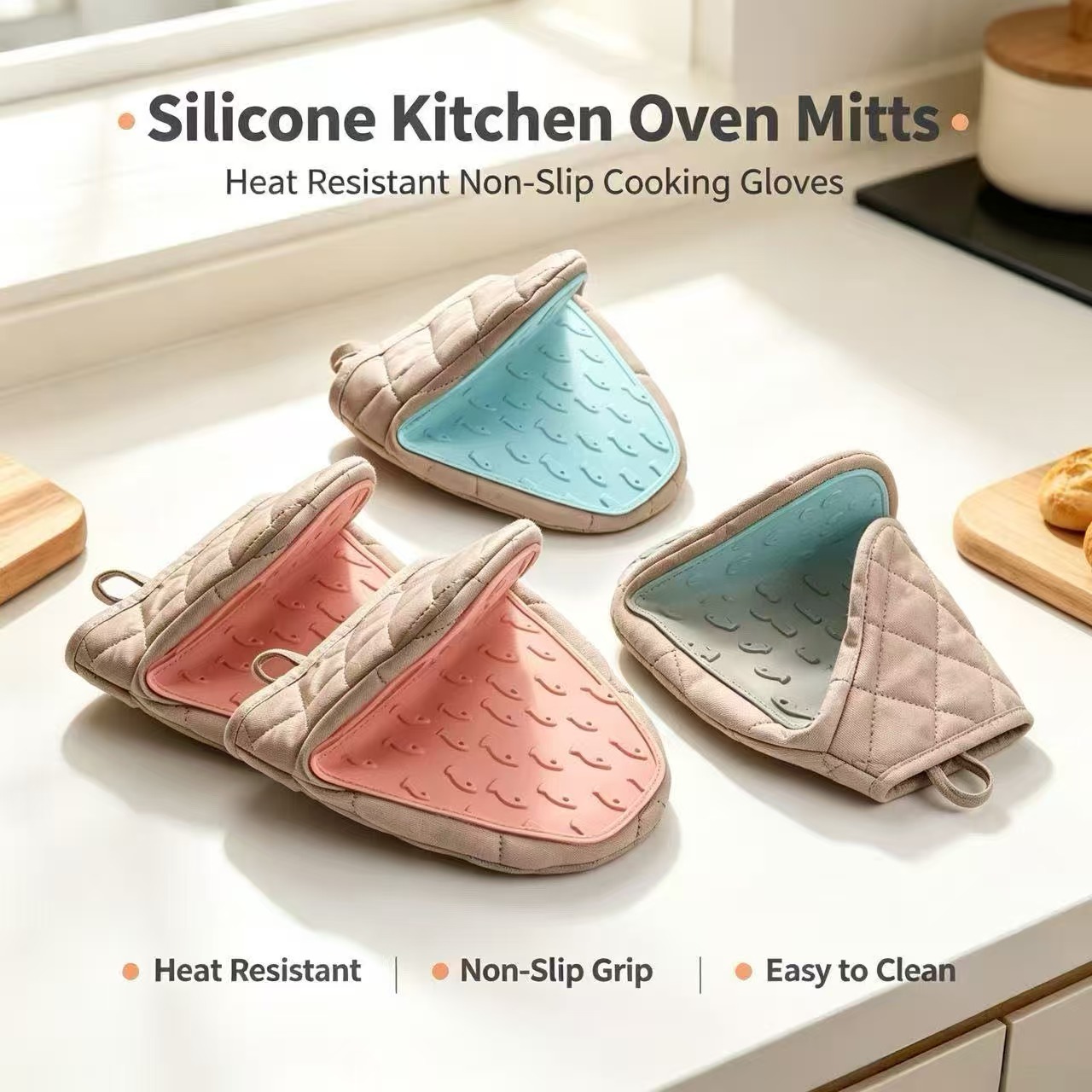 Kitchen Baking Dishes - Guanti da forno in silicone a