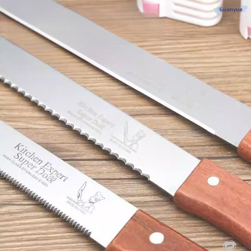 Kitchen And Baking Equipment - Tagliapane Dentellato in Acciaio Inossidabile, Affettatrice