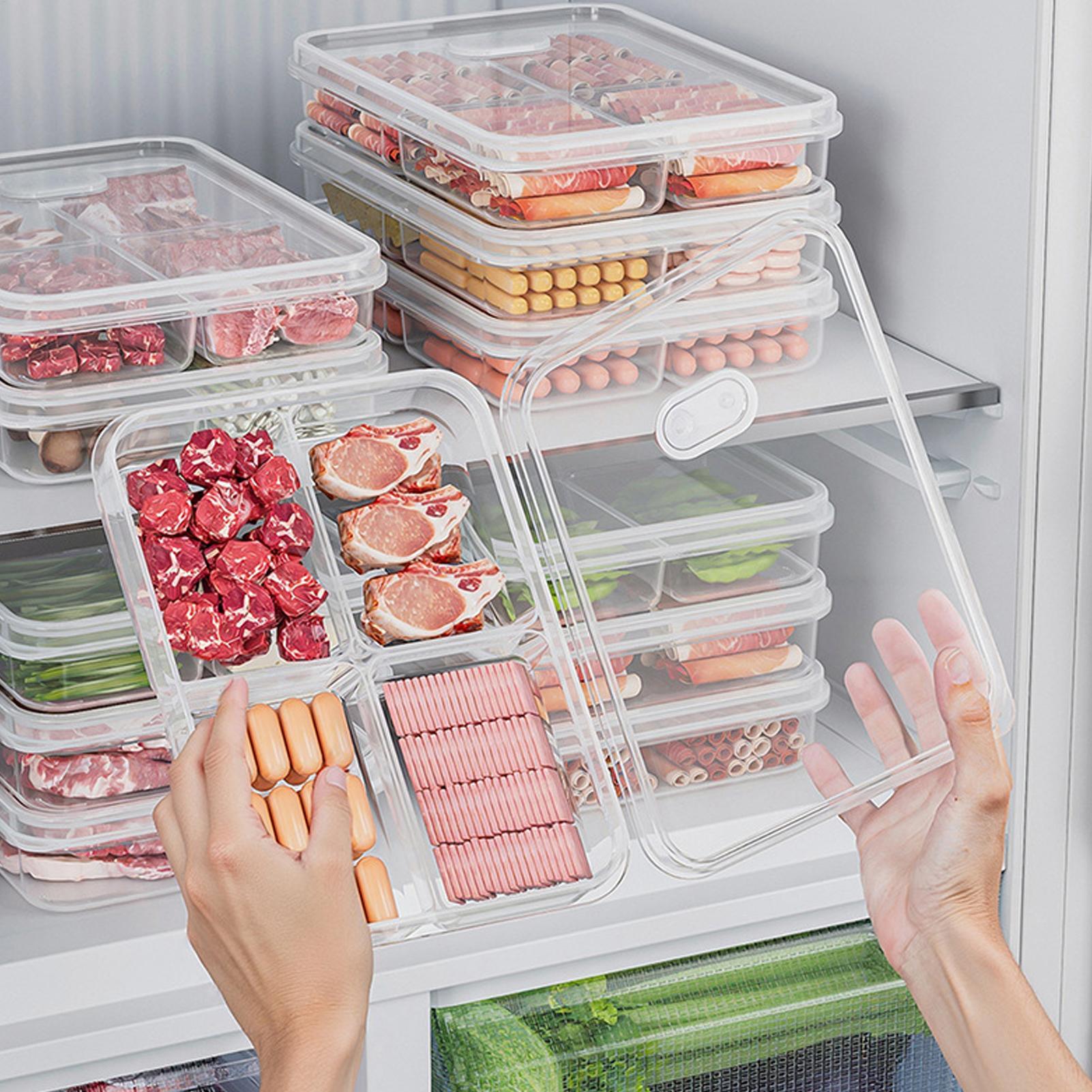 Kitchen Baking Tray Storage - Contenitore per Frigorifero, Scatola Trasparente per