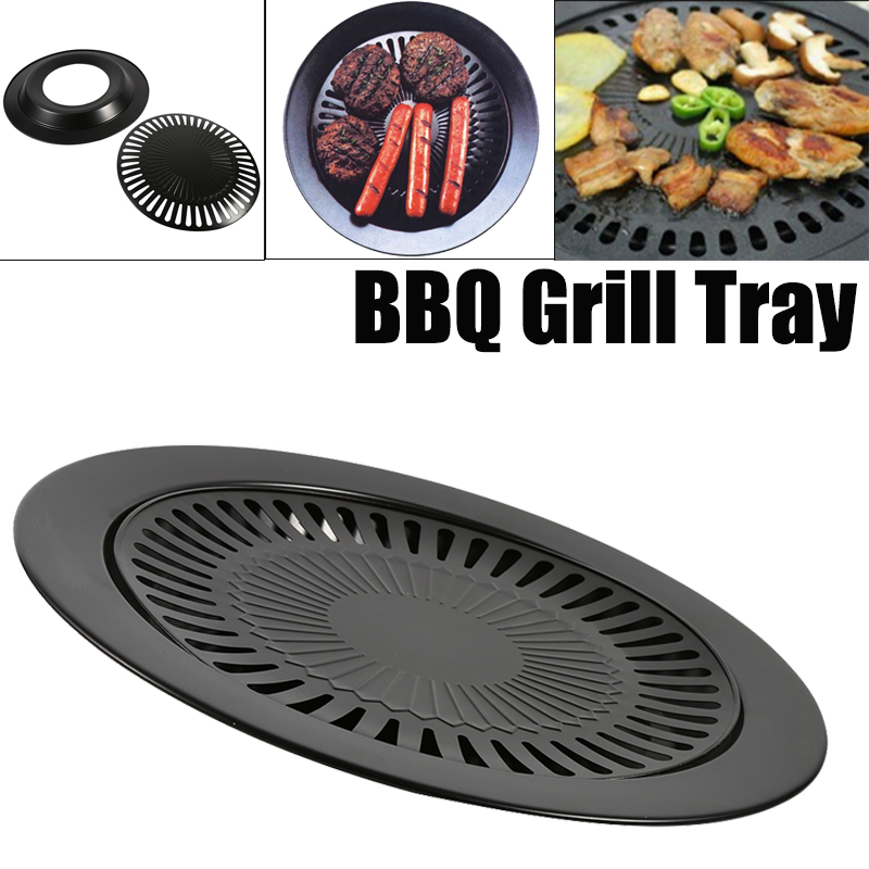 Kitchen Baking Tray Organiser - Griglia per barbecue senza fumo Padella