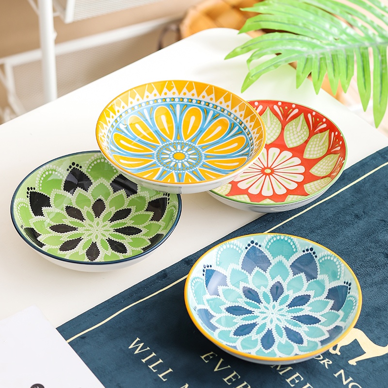 Kitchen Baking Dishes - Piatto in ceramica bohémien da 4