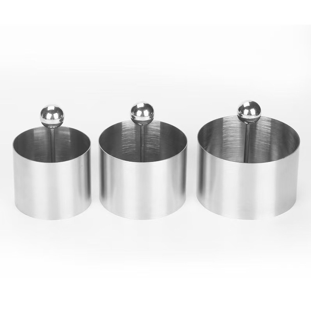 Kitchen Baking Dishes - Stampo per Mousse in Acciaio Inox,