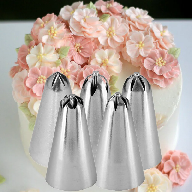 Kitchen And Baking Equipment - Acciaio inossidabile Fiore Icing Piping Ugello