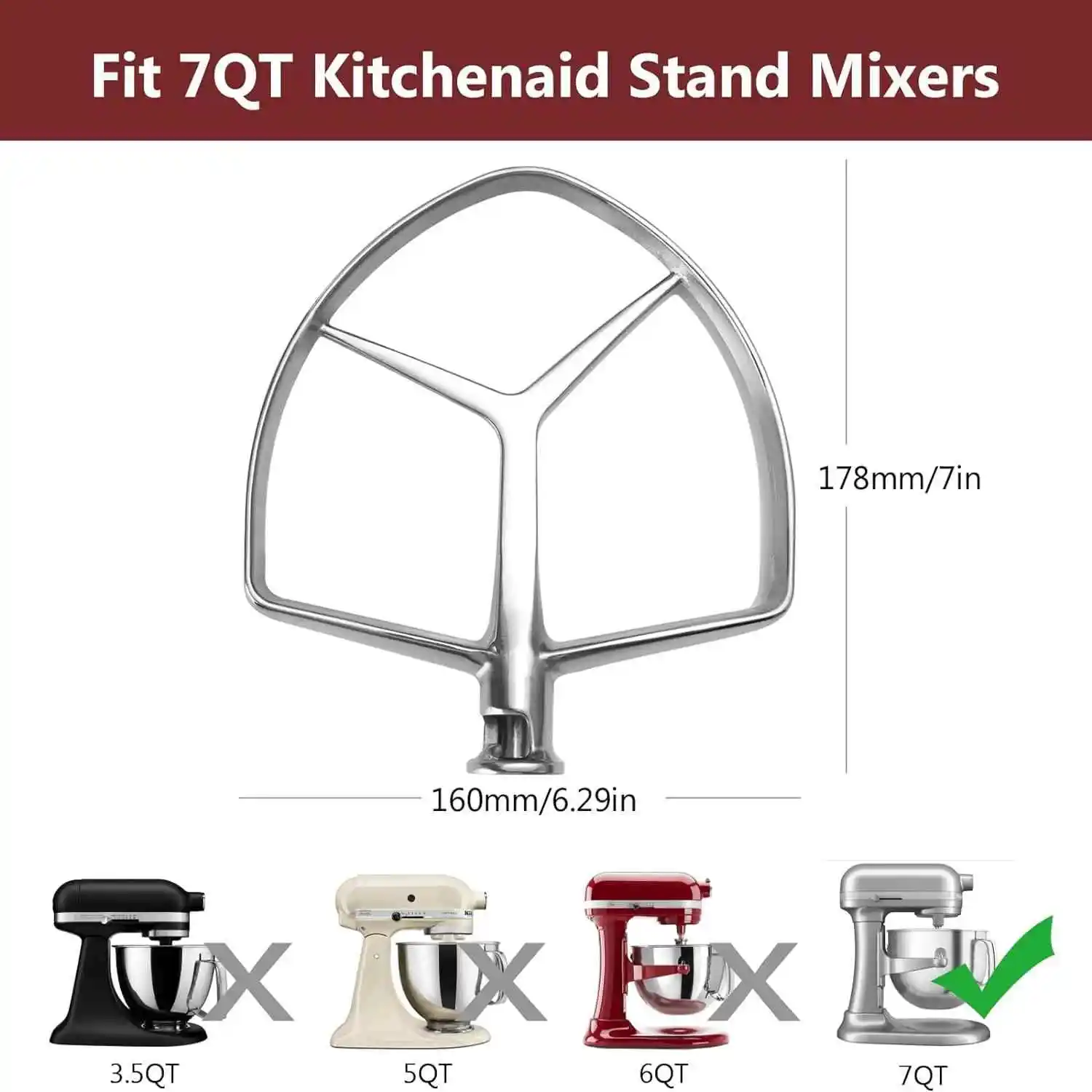 Kitchenaid Baking Set - Per Mixer Kitchenaid da 7 Quarti,