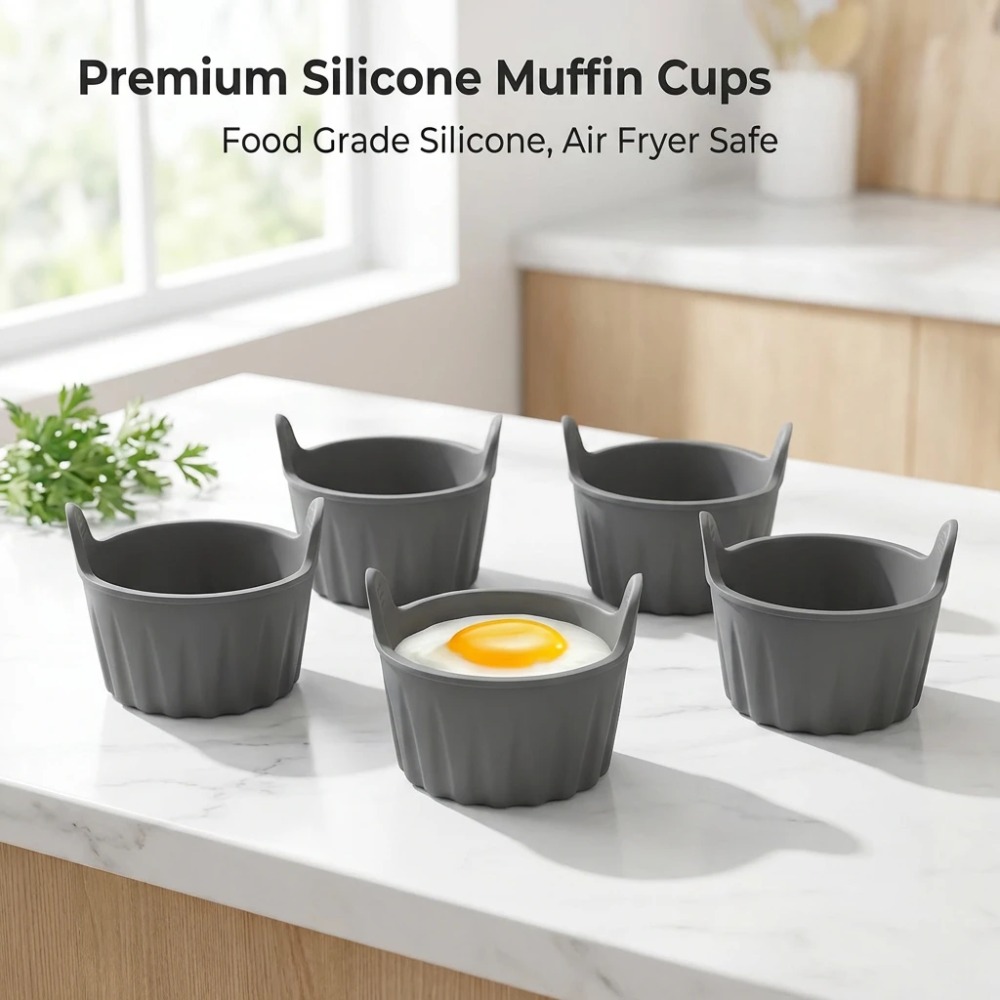 Set di 6 Stampi in Silicone pe - Kitchen Pro Baking Tray recensione e prezzo