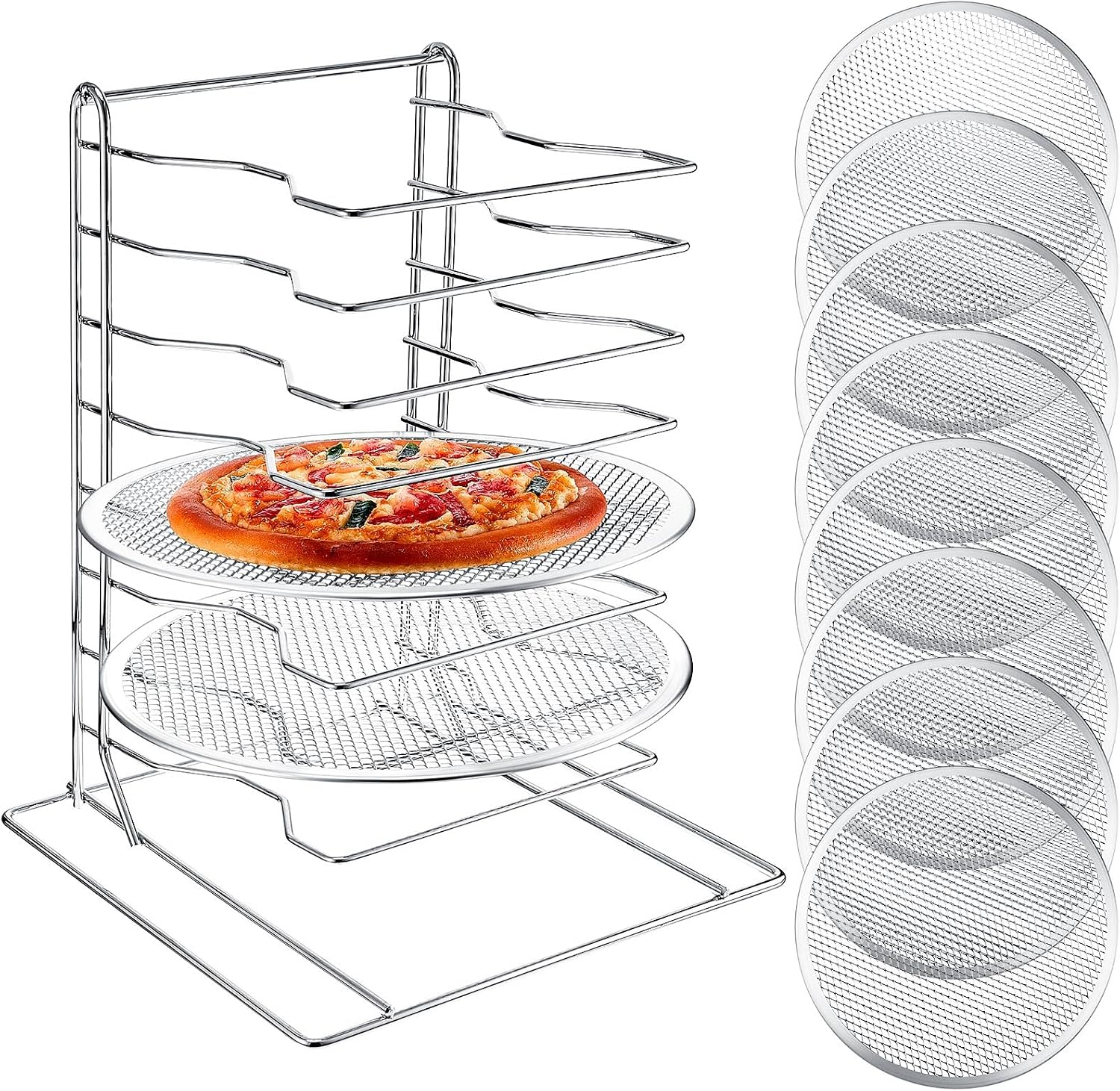 Supporto per pizza a 8 livelli - Kitchen And Baking Equipment recensione e prezzo