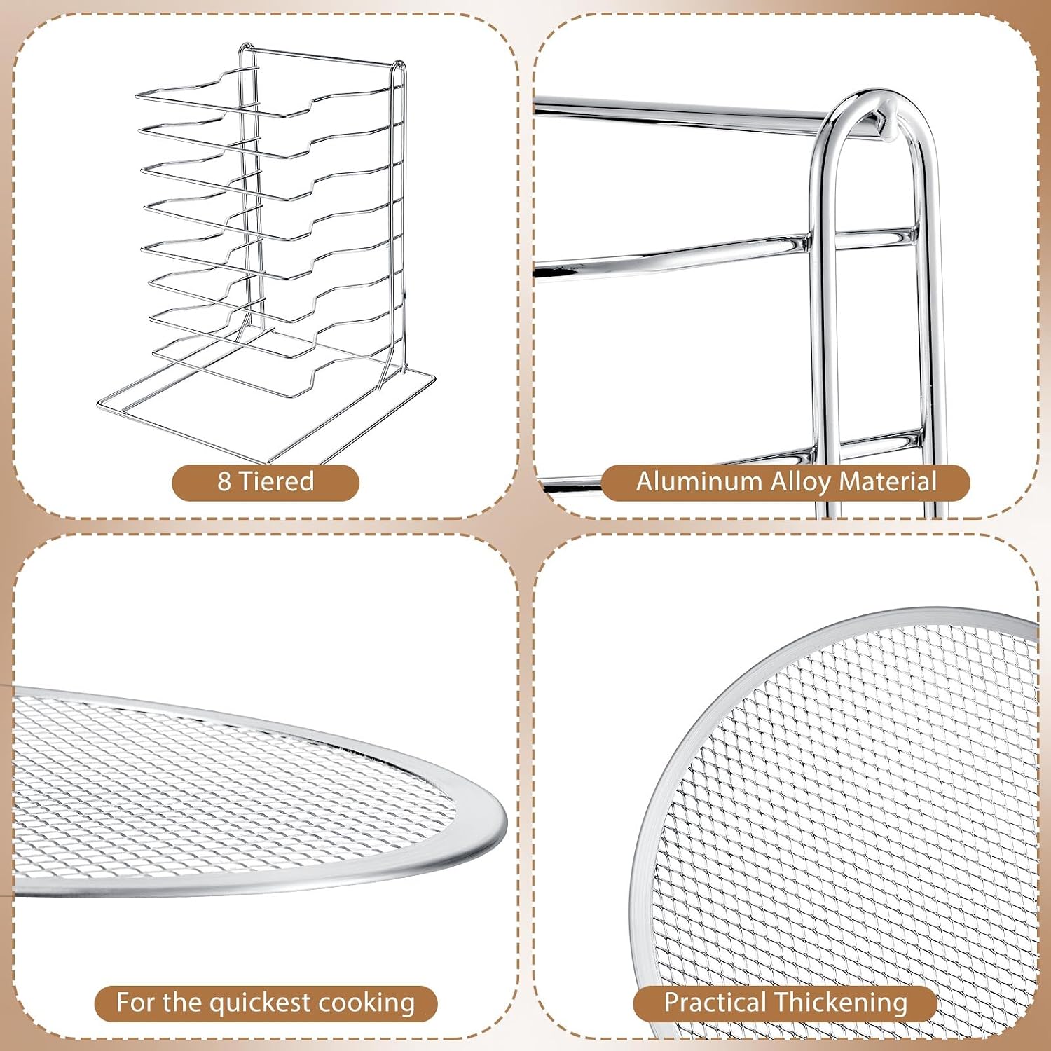 Supporto per pizza a 8 livelli - Kitchen And Baking Equipment recensione e prezzo