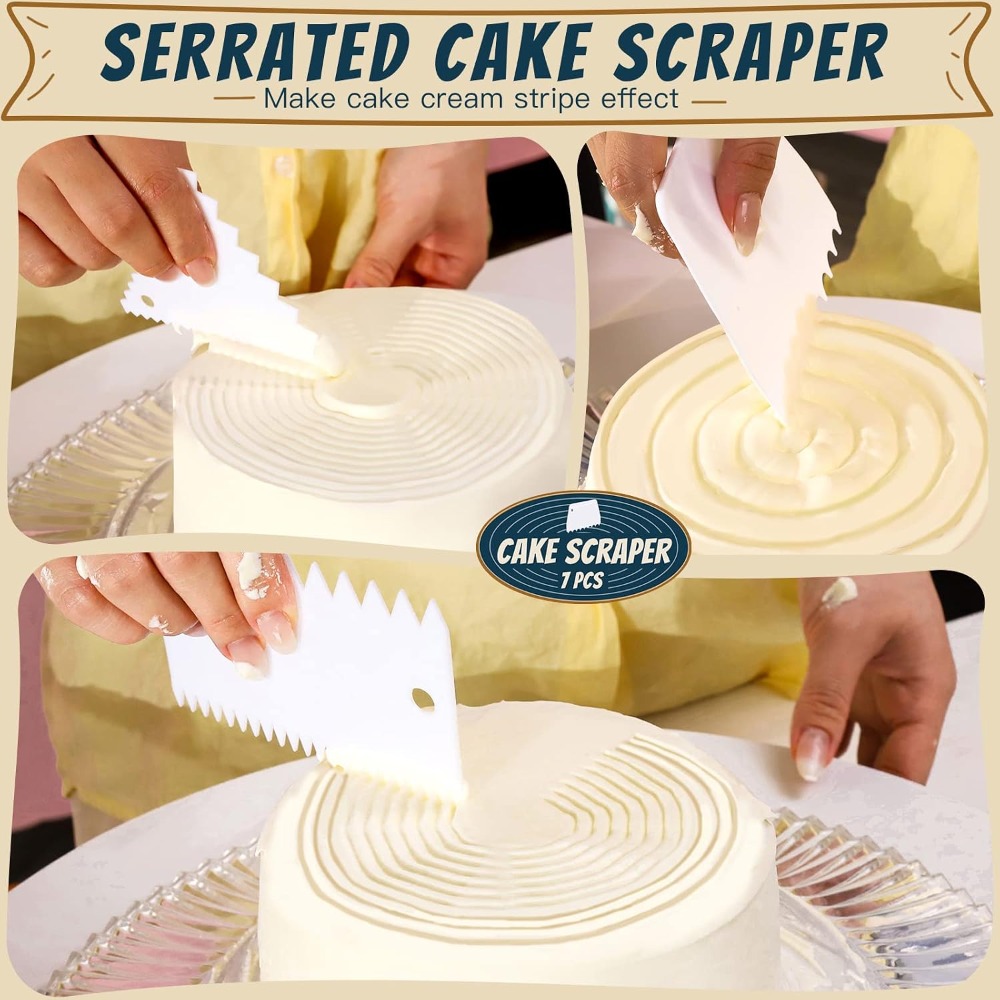 Set di 7 raschietti e lisciato - Bench Scraper Dough recensione e prezzo