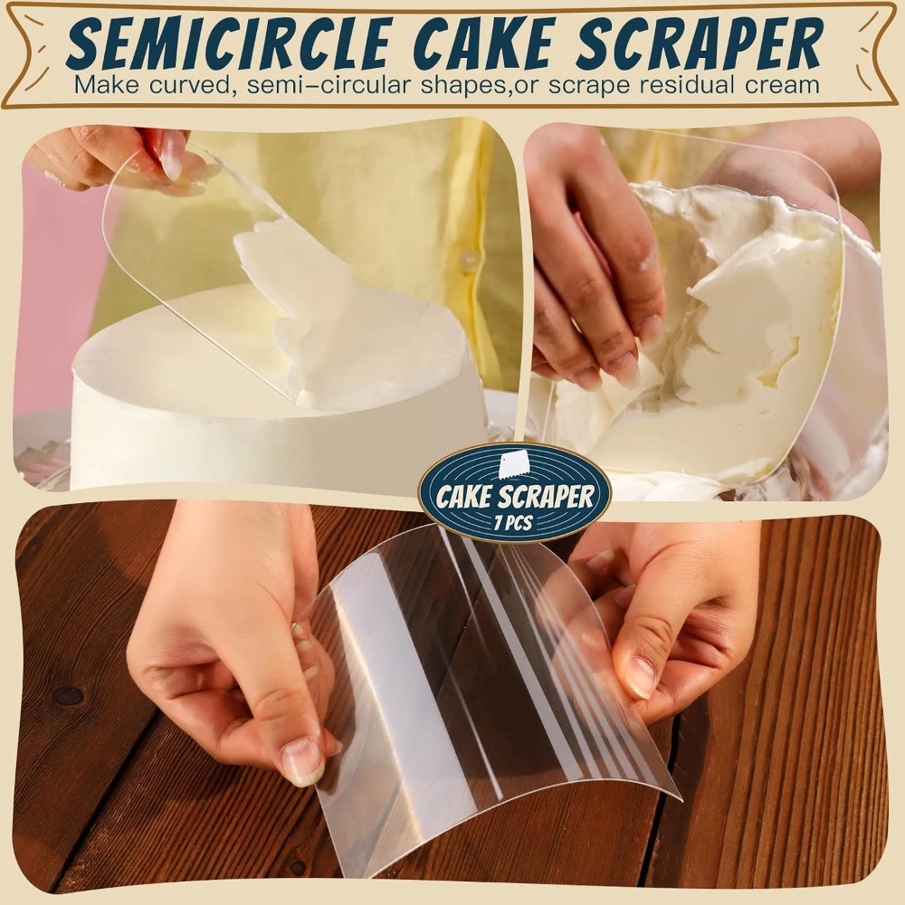Set di 7 raschietti e lisciato - Bench Scraper Dough recensione e prezzo