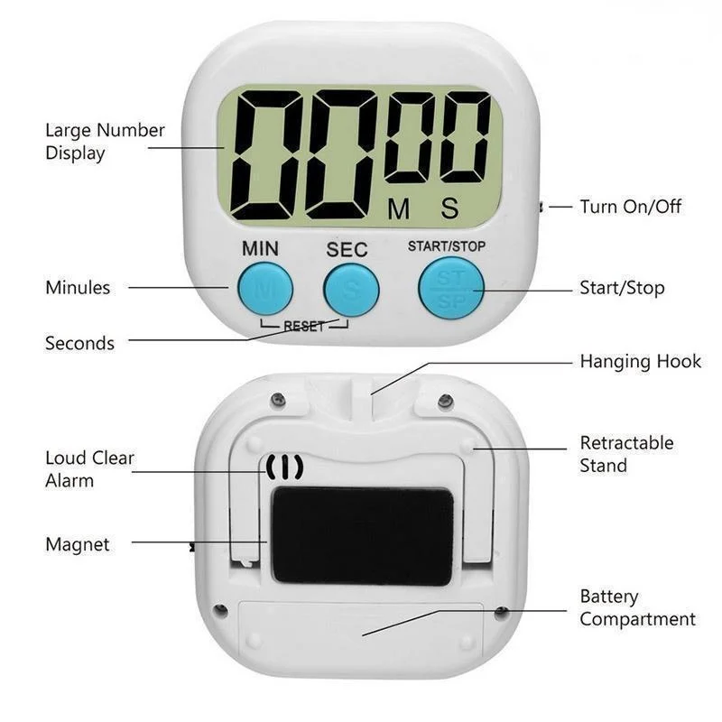 Mini Timer Digitale da Cucina  - Kitchen Baking Game recensione e prezzo