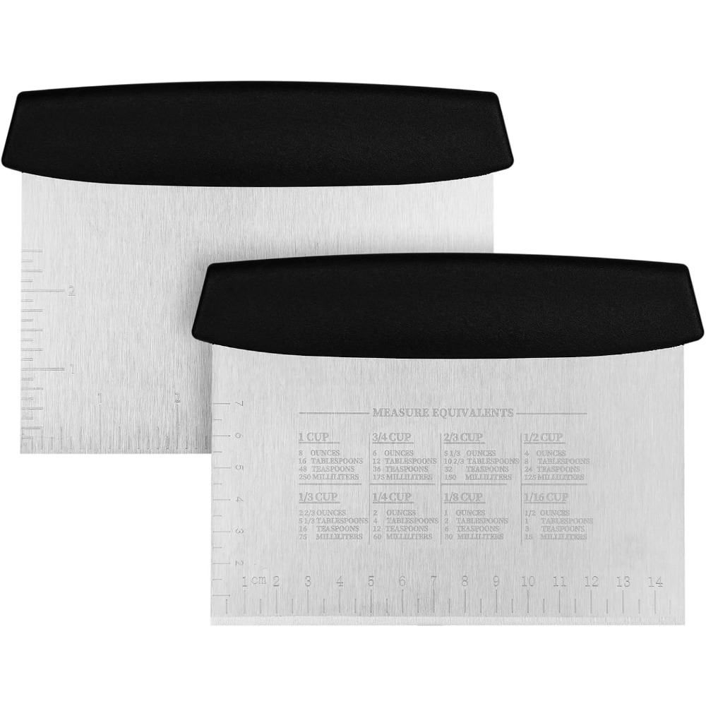 Set di 2 Raschietti e Taglieri - Bench Scraper Dough recensione e prezzo