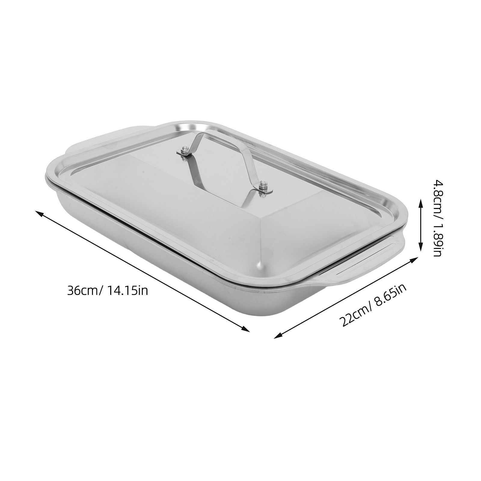 Teglia Rettangolare in Acciaio - Kitchen Baking Dishes recensione e prezzo