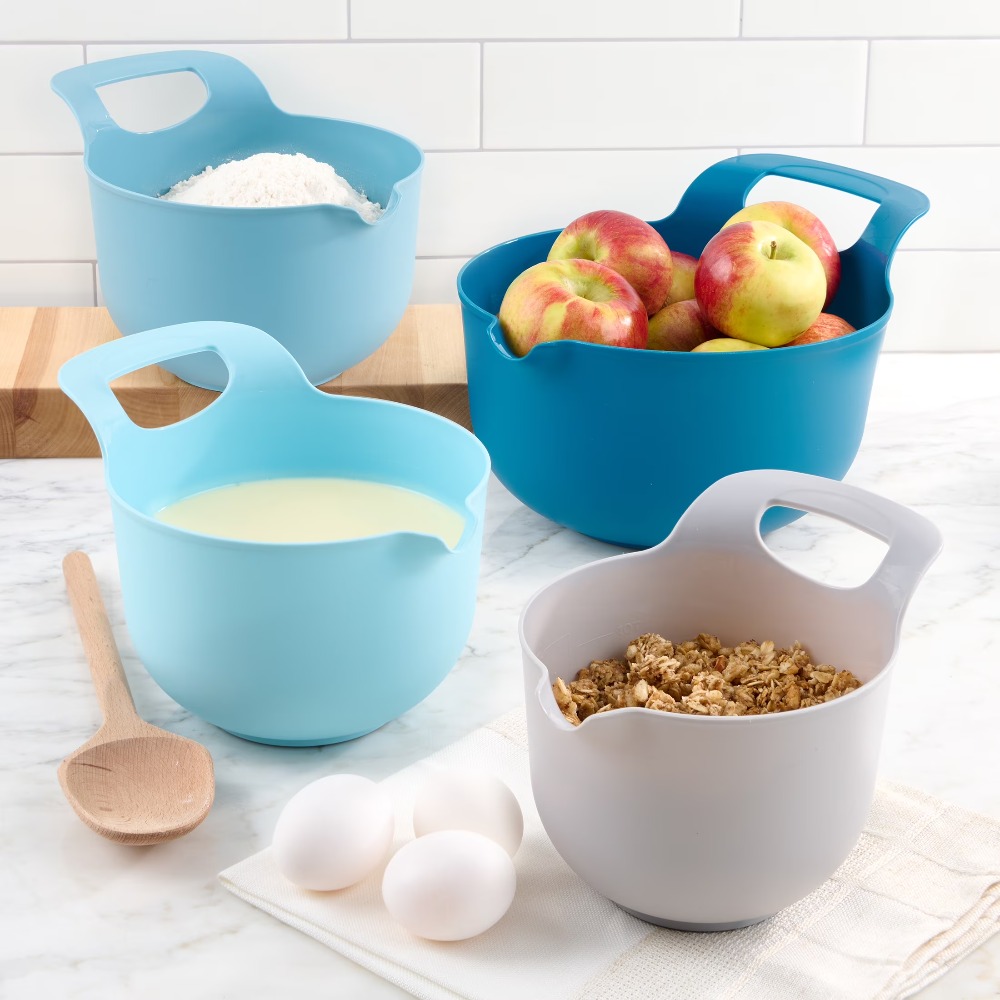 Set di 4 Ciotole in Plastica I - Kitchen Baking Cooking recensione e prezzo