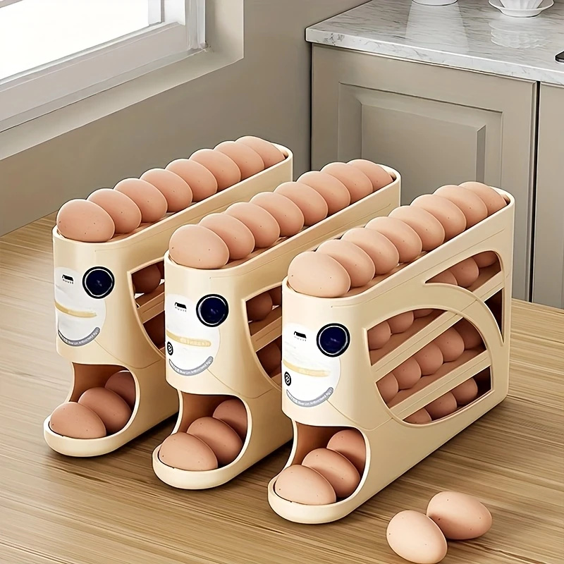 Contenitore Portauova Rotante  - Kitchen Baking Tray Storage recensione e prezzo