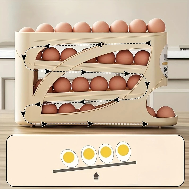 Contenitore Portauova Rotante  - Kitchen Baking Tray Storage recensione e prezzo