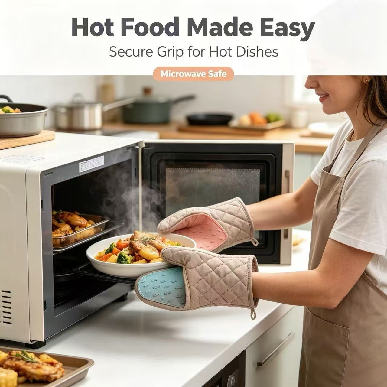 Guanti da forno in silicone a  - Kitchen Baking Dishes recensione e prezzo